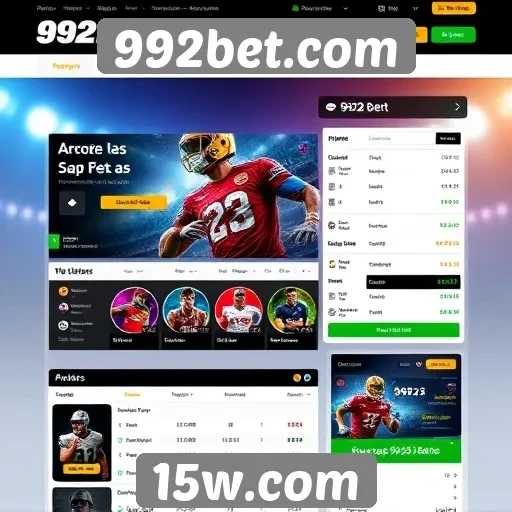 Interface e usabilidade do site 992bet.com